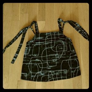 Mossimo adjustable tie tank w modern abstract